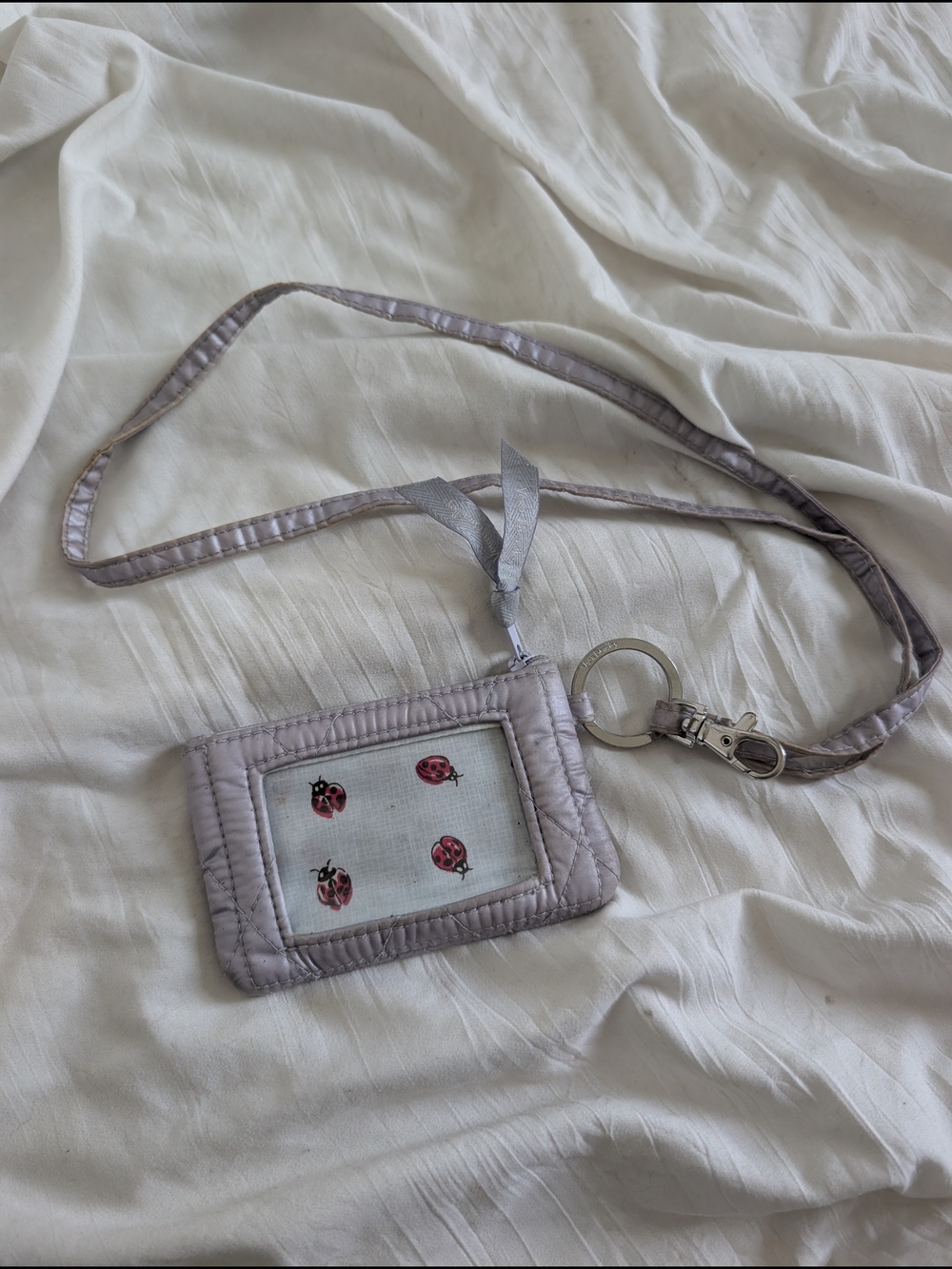 Vera Bradley Light Purple Lanyard